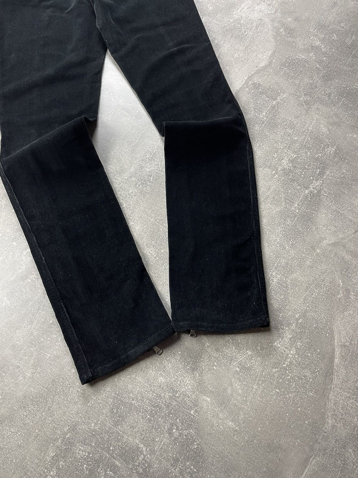 Dolce & Gabbana Dolce & Gabbana Balck Luxury Corduroy Zipper Pants Size 28" / US 6 / IT 42 - 5 Thumbnail