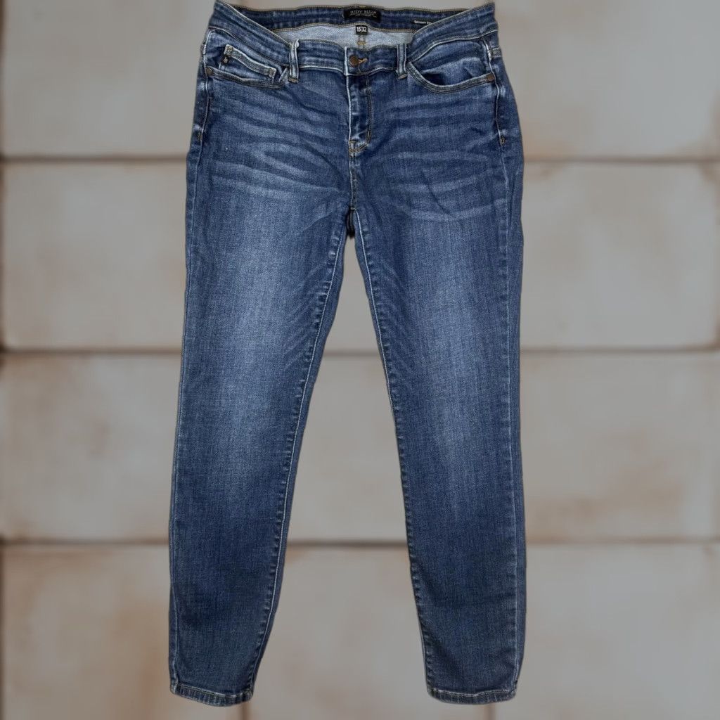 Vintage Judy Blue Jeans Jeans Women's 15/32 Blue Skinny Fit Ankle Length 32 in. Regular Blue Womens Size 24" / US 00 / IT 34 - 1 Thumbnail