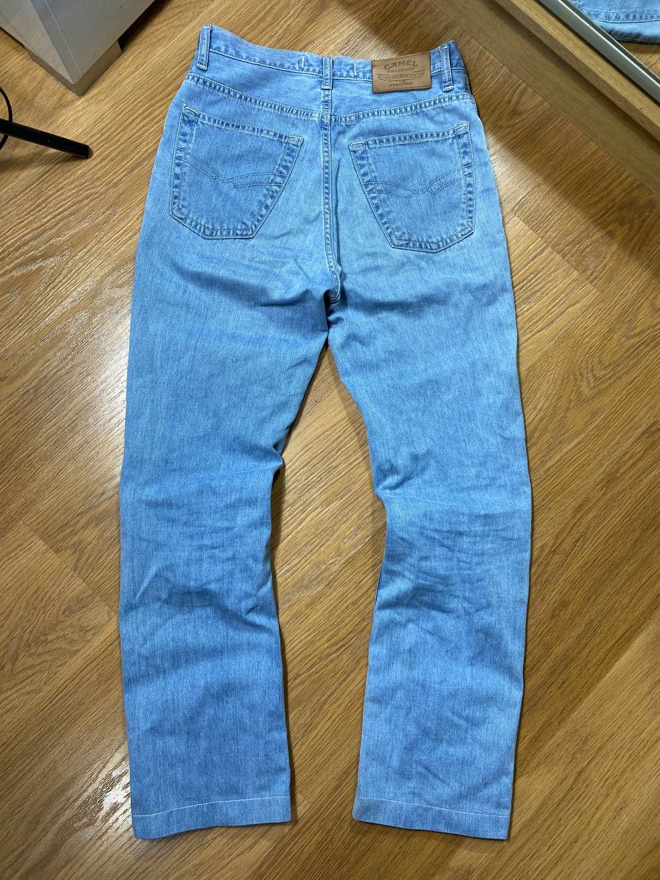 Japanese Brand Dirty Painted Distressed Thrashed Faded Baggy Jeans Y2K Size US 30 / EU 46 - 18 Thumbnail