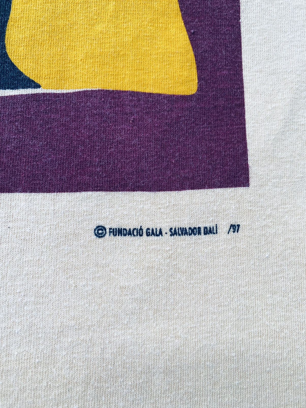 Vintage Vintage 90s Salvador Dali Art Tees Size US L / EU 52-54 / 3 - 4 Thumbnail