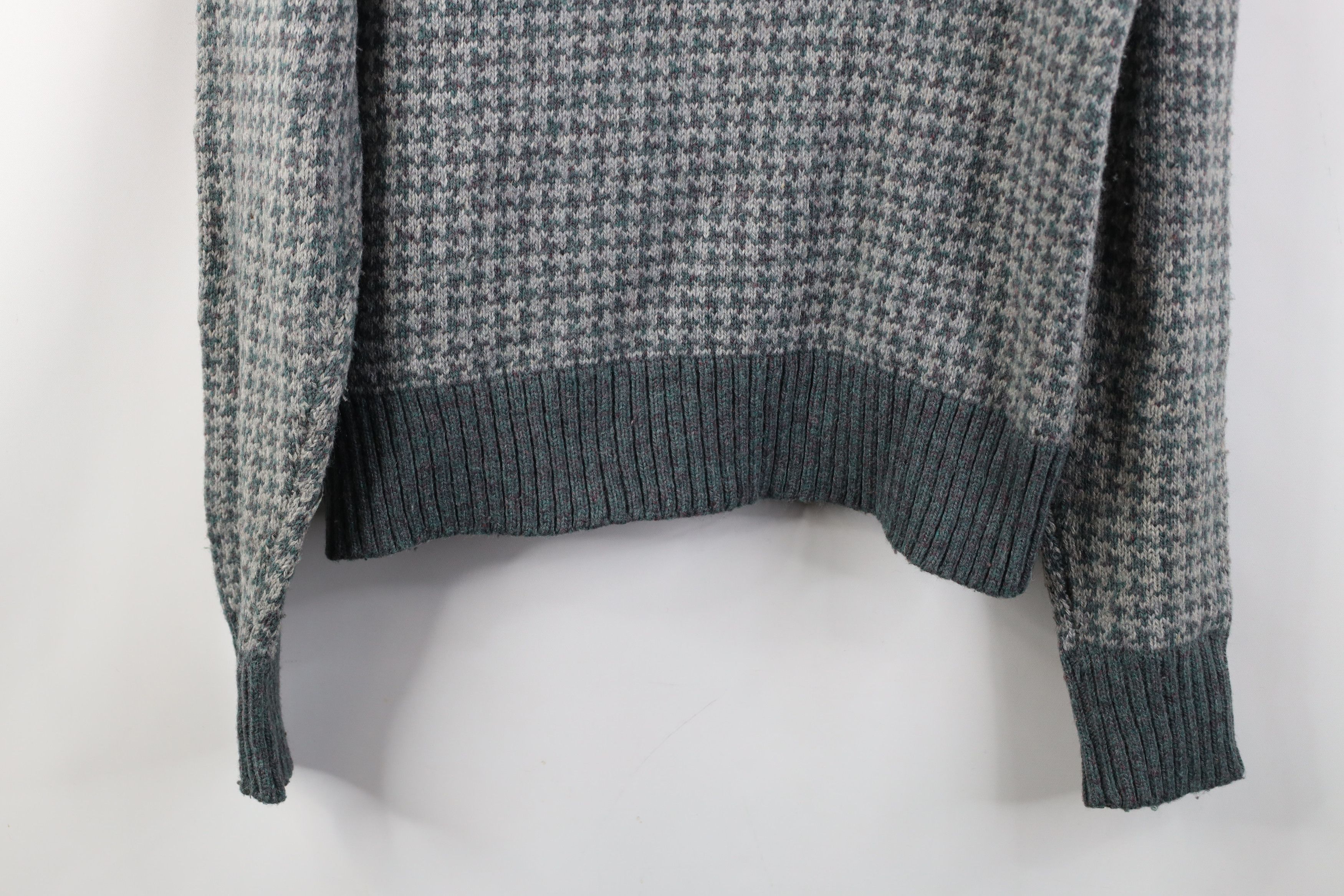 Lacoste Vintage 70s 80s Izod Lacoste Houndstooth Knit Sweater Size US M / EU 48-50 / 2 - 11 Thumbnail