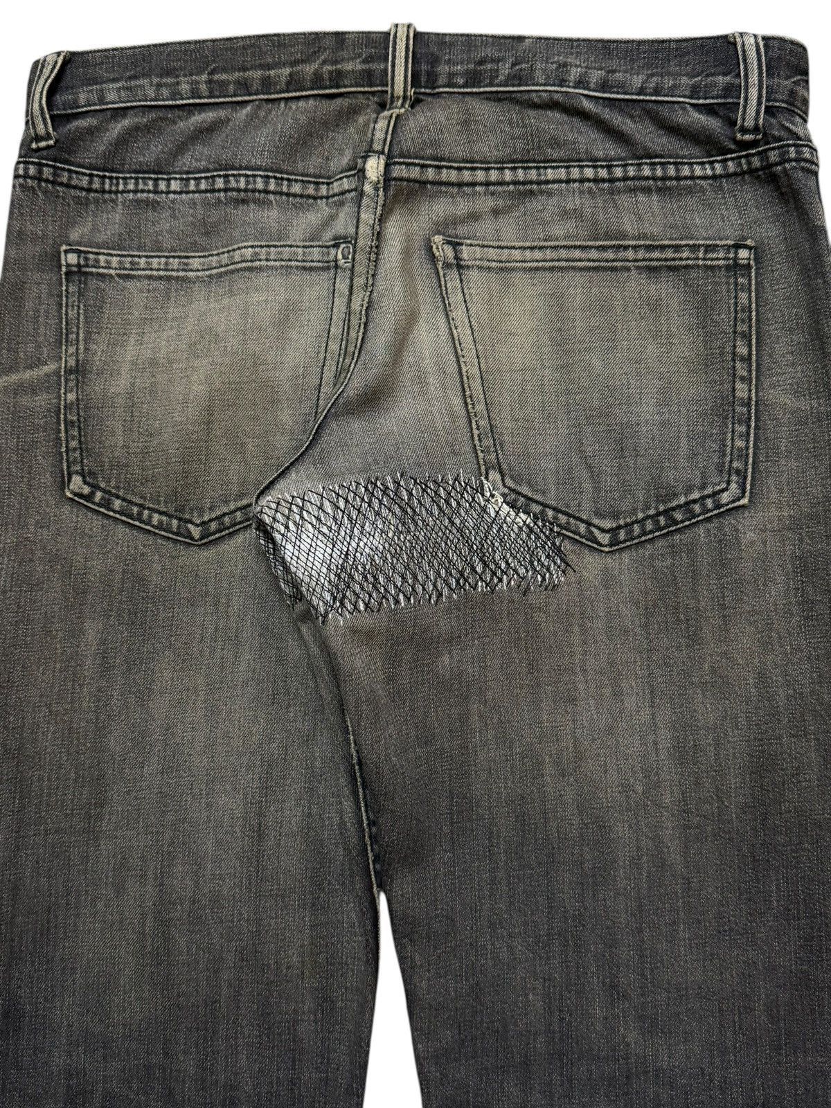 Hysteric Glamour Vintage Y2K Japanese Brand Mud Wash Faded Distress Straight Size US 33 - 5 Thumbnail