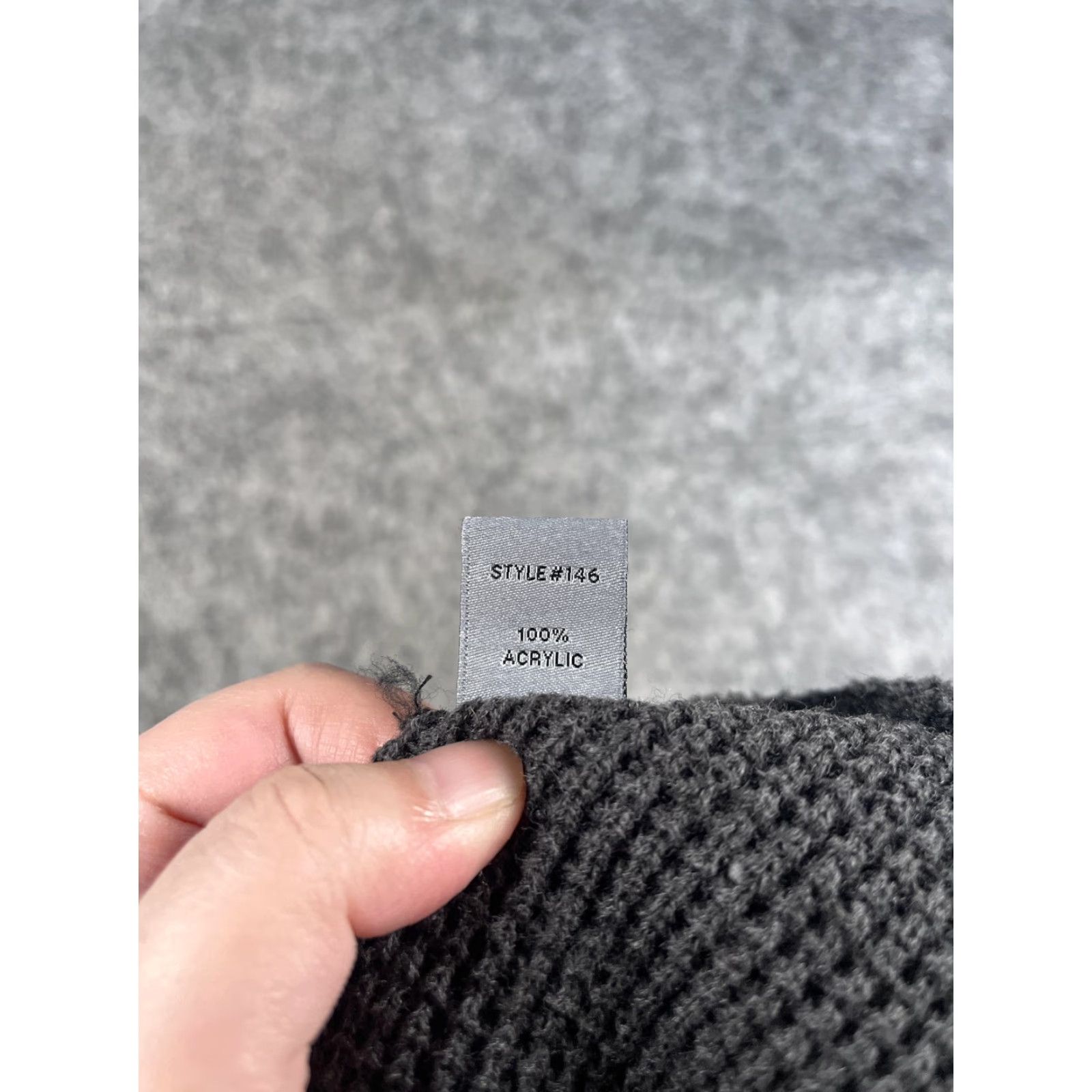 Vintage Richardson Beanie Mens One Size Gray Cuffed Elevate Logo Knit Winter Size ONE SIZE - 8 Thumbnail