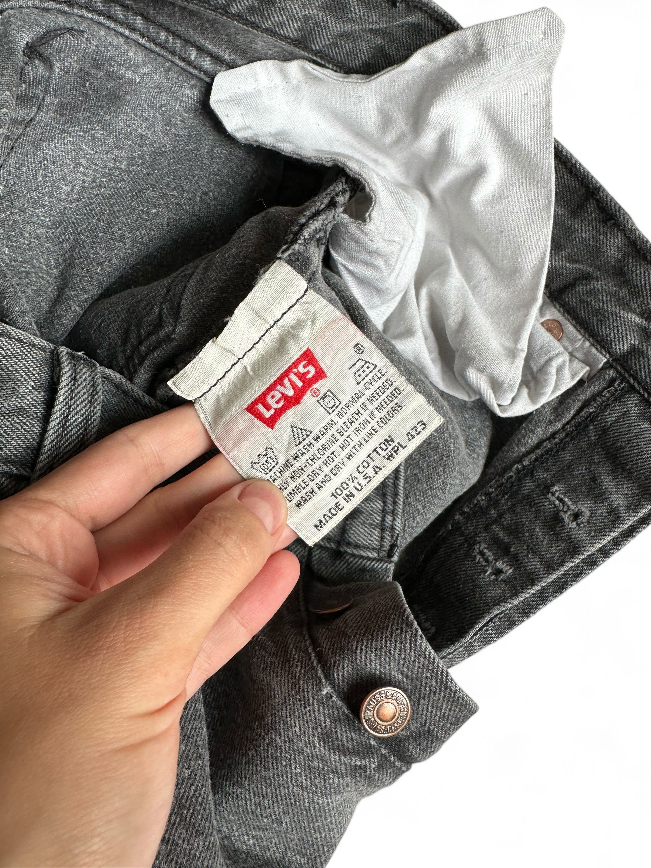 Levi's × Vintage Vintage 90's Levi's 501 Denim Jeans High Rice Straight Leg Size 29" - 4 Thumbnail