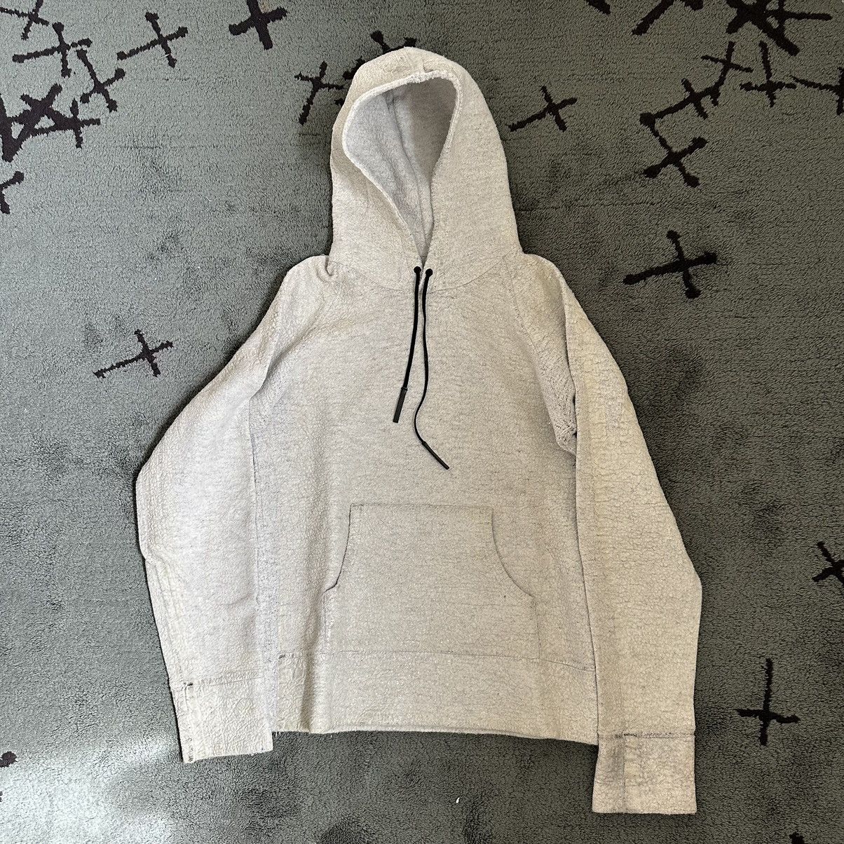 image of Dior Homme Fall 2003 Luster Hoodie in White, Men's (Size Medium)
