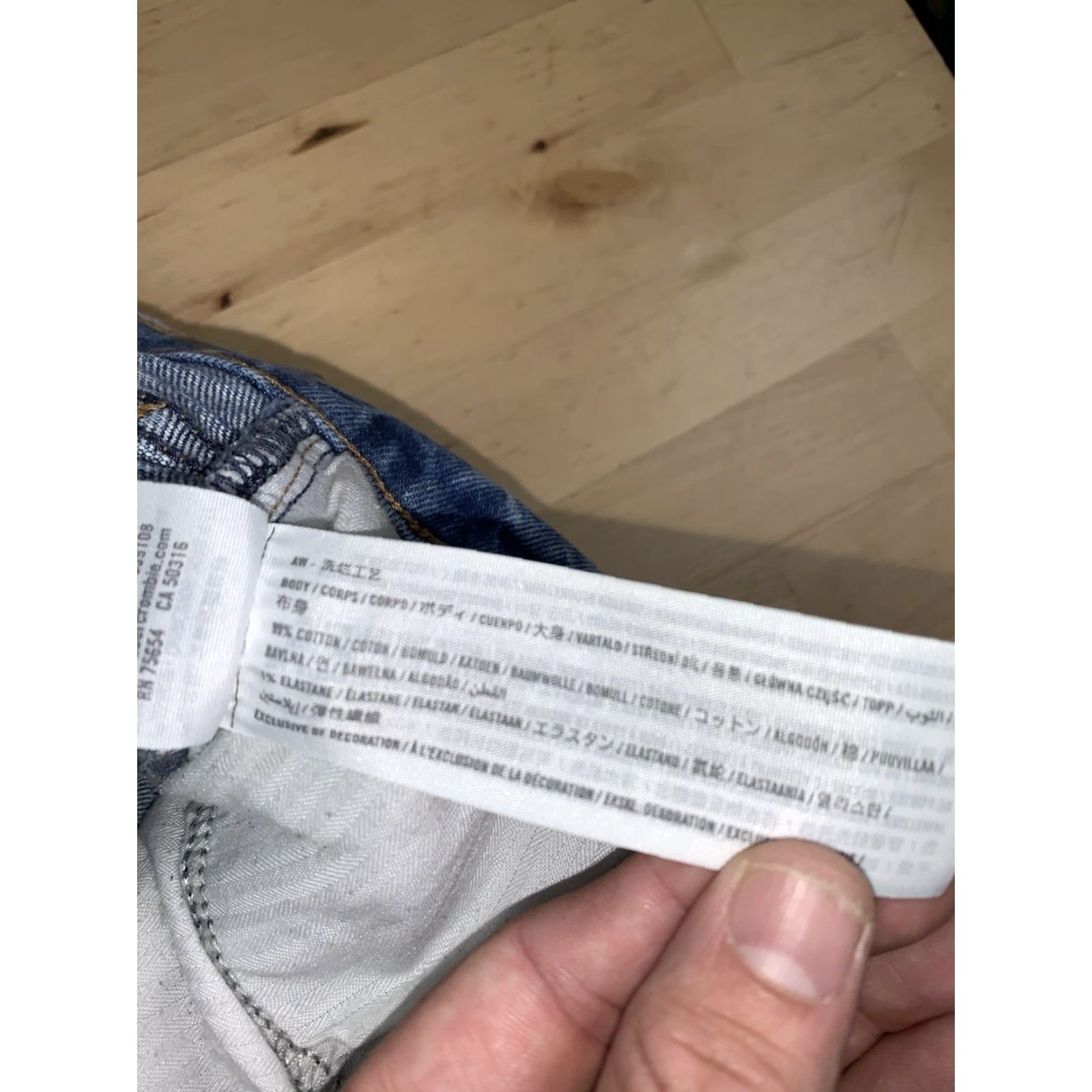 Abercrombie & Fitch Abercrombie & Fitch Jeans 33/16r Blue 90's Straight High Rise Curve Love Womens Jeans 30 In Inseam Size 24" / US 00 / IT 34 - 4 Thumbnail