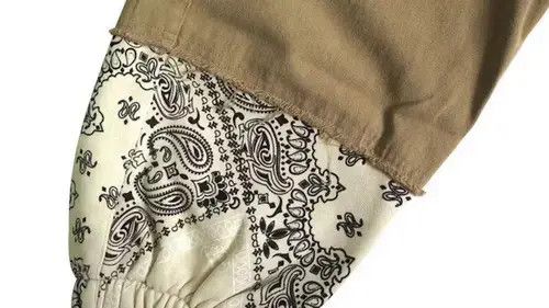 Homemade × Japanese Brand × Jean 20AW Indigo Union Japan Khaki Bandana Patchwork Worker Pants Size US 32 / EU 48 - 4 Thumbnail