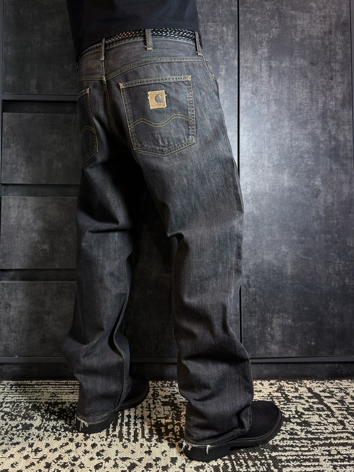 Carhartt Vintage Carhartt Wide Leg Jeans Japanese Hedi 424 CDG RRL Size US 34 / EU 50 - 3 Thumbnail