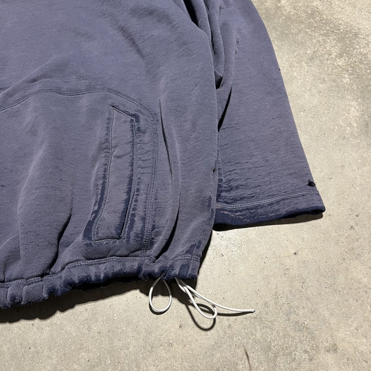 Nike × Vintage Crazy Vintage Nike Center Swoosh Boxy Hoodie Size US XL / EU 56 / 4 - 8 Thumbnail