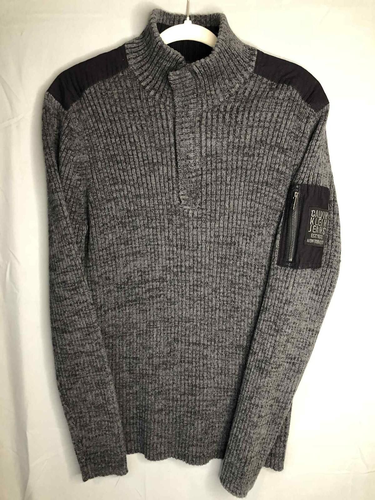 Calvin Klein Calvin Klein Jeans Mens Cable Knit Sweater sz XL Size US XL / EU 56 / 4 - 3 Thumbnail