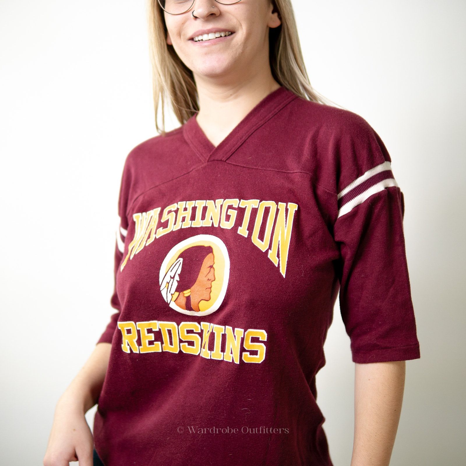 NFL Classic Vintage 90s Washington Football Jersey Tee - NFL Size L / US 10 / IT 46 - 8 Thumbnail