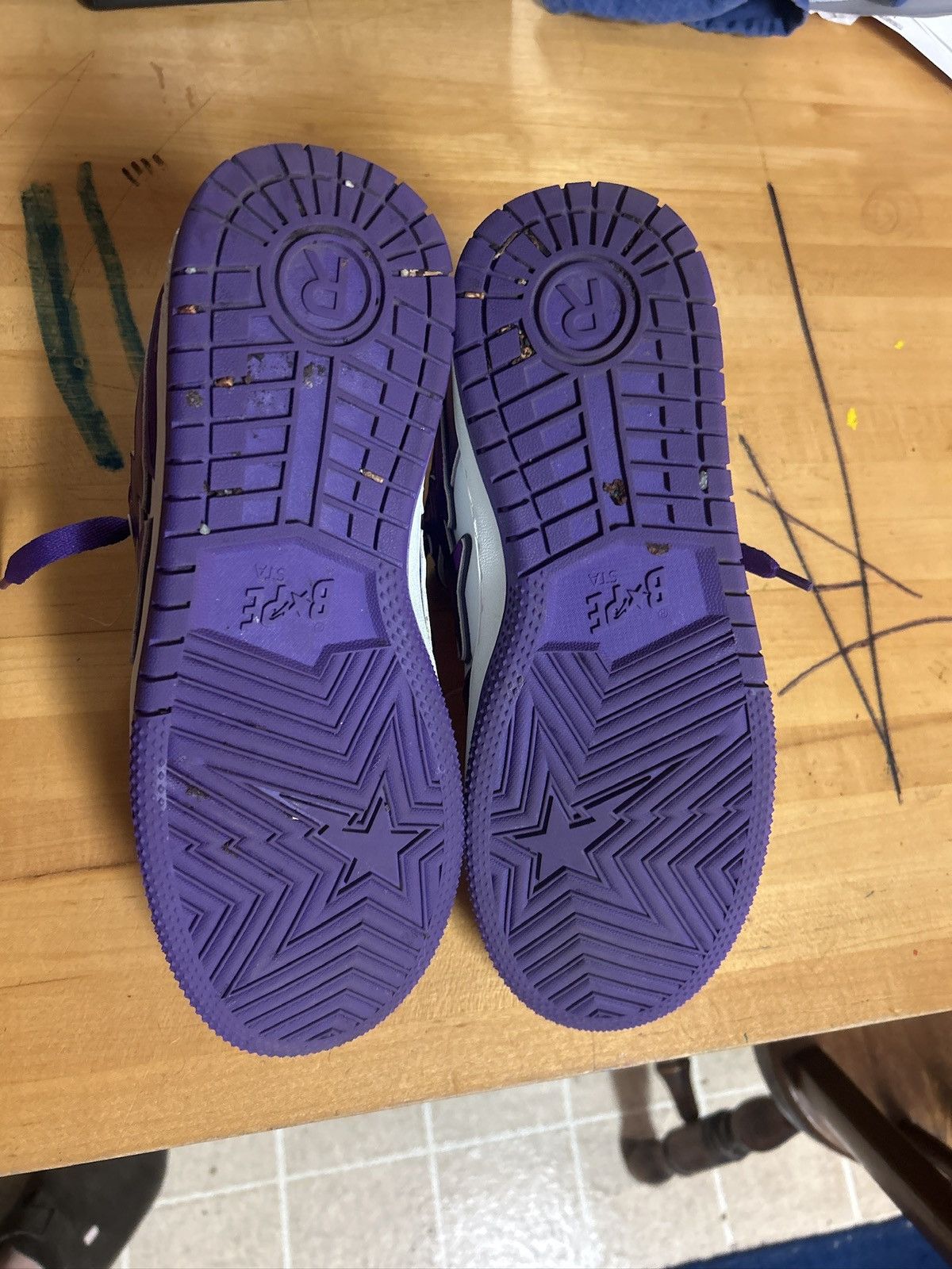 Bape Bape sk8 sta purple Size US 9.5 / EU 42-43 - 7 Thumbnail