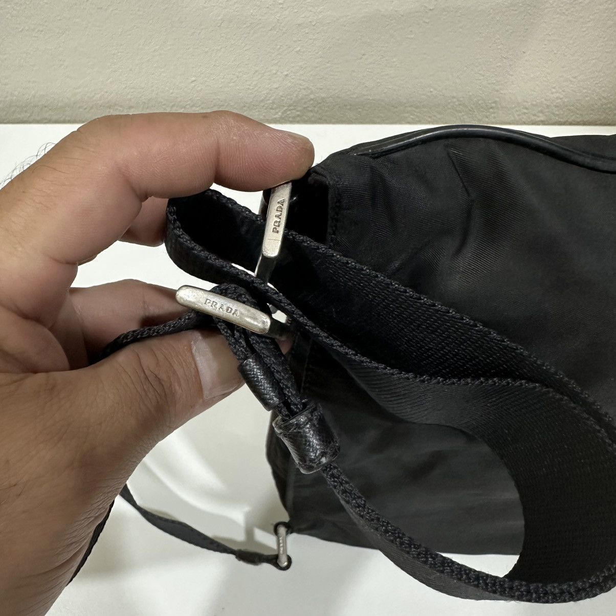 Prada AUTHENTIC PRADA TESSUTO NYLON CROSSBODY SLING BAG Size ONE SIZE - 10 Thumbnail