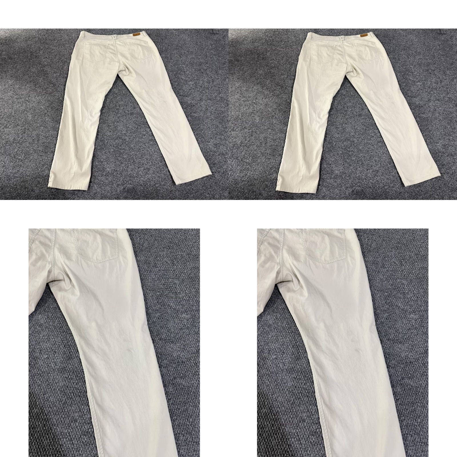 Massimo Dutti Massimo Dutti Jeans Mens 36 White Regular Straight Leg Denim Light Wash Shirt? Size US 36 / EU 52 - 8 Thumbnail