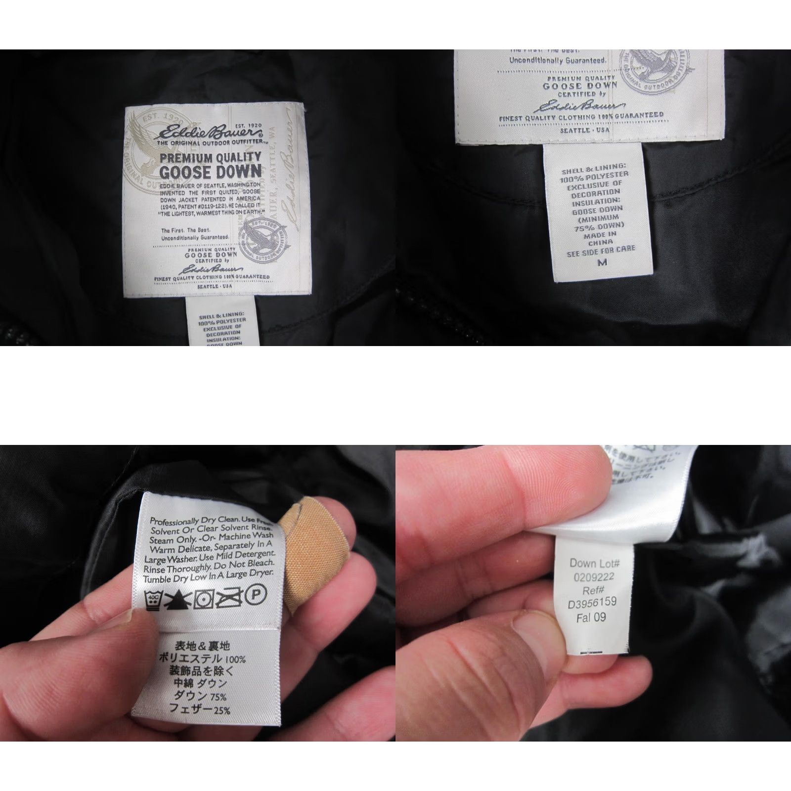 Eddie Bauer Eddie Bauer Puffer Vest Womens M Black Goose Down Full Zip Outdoor Winter Vest Mens Womens (no, avoid gender duplication) Size M / US 6-8 / IT 42-44 - 8 Thumbnail