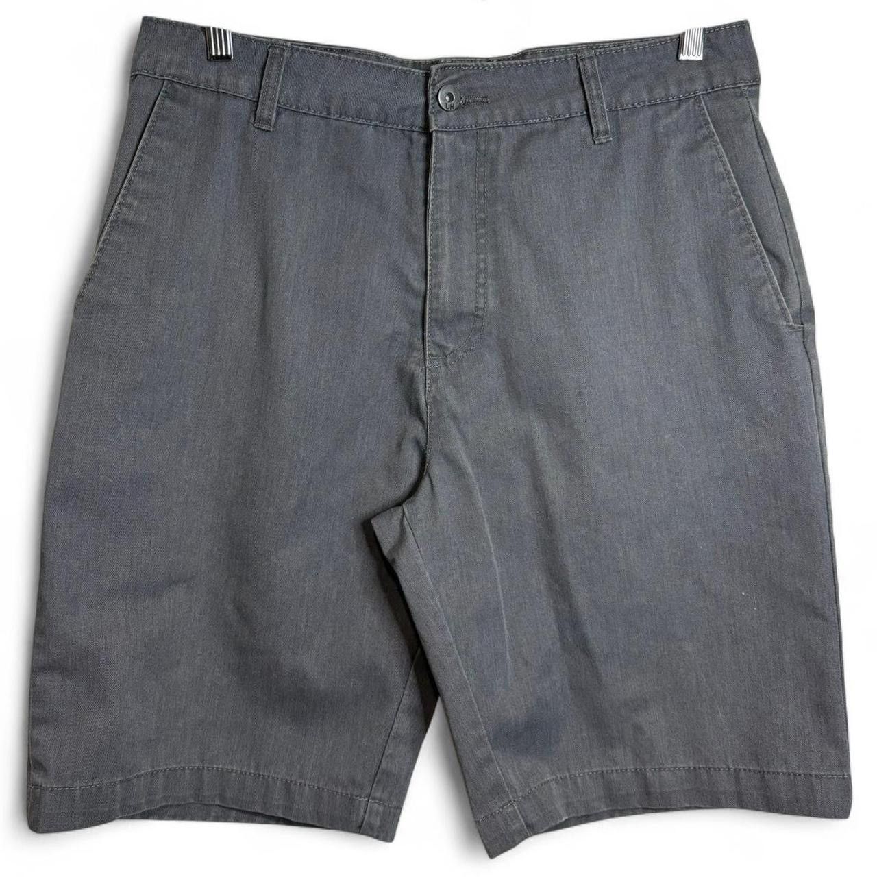Vintage Vintage 00s Faded Grey Shorts Size US 33 - 2 Thumbnail