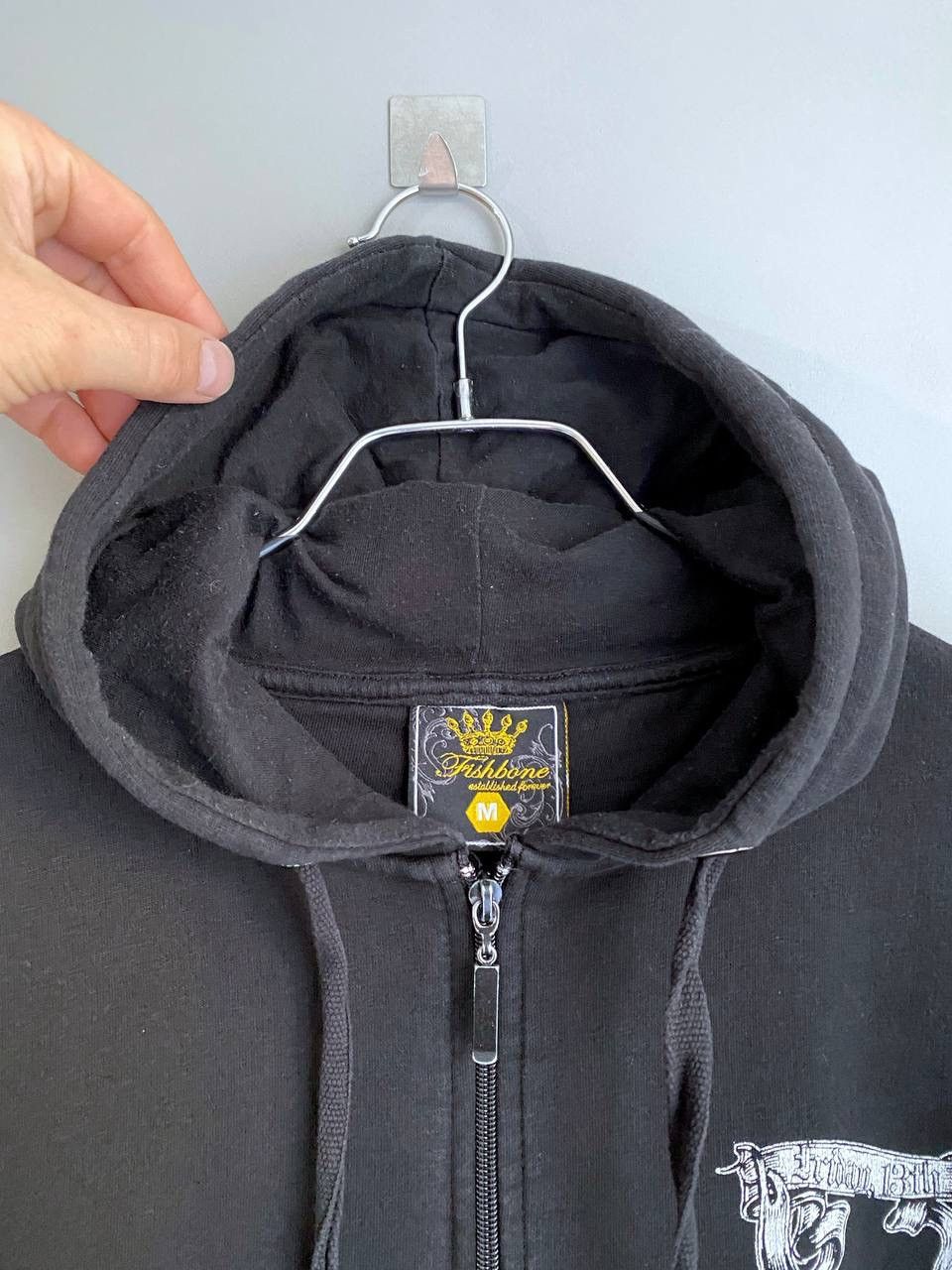 Vintage Vintage Fishbone Rock N Roll Graphic Print Y2K Zip Hoodie M Size US M / EU 48-50 / 2 - 10 Thumbnail