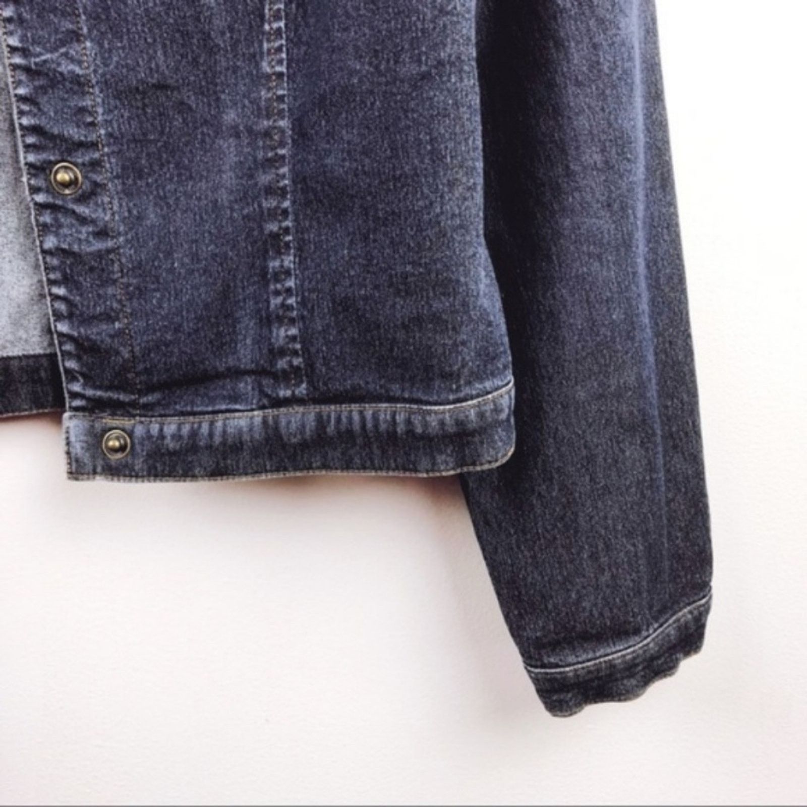 Other Halogen Blue Denim Jean Jacket Size S / US 4 / IT 40 - 2 Thumbnail