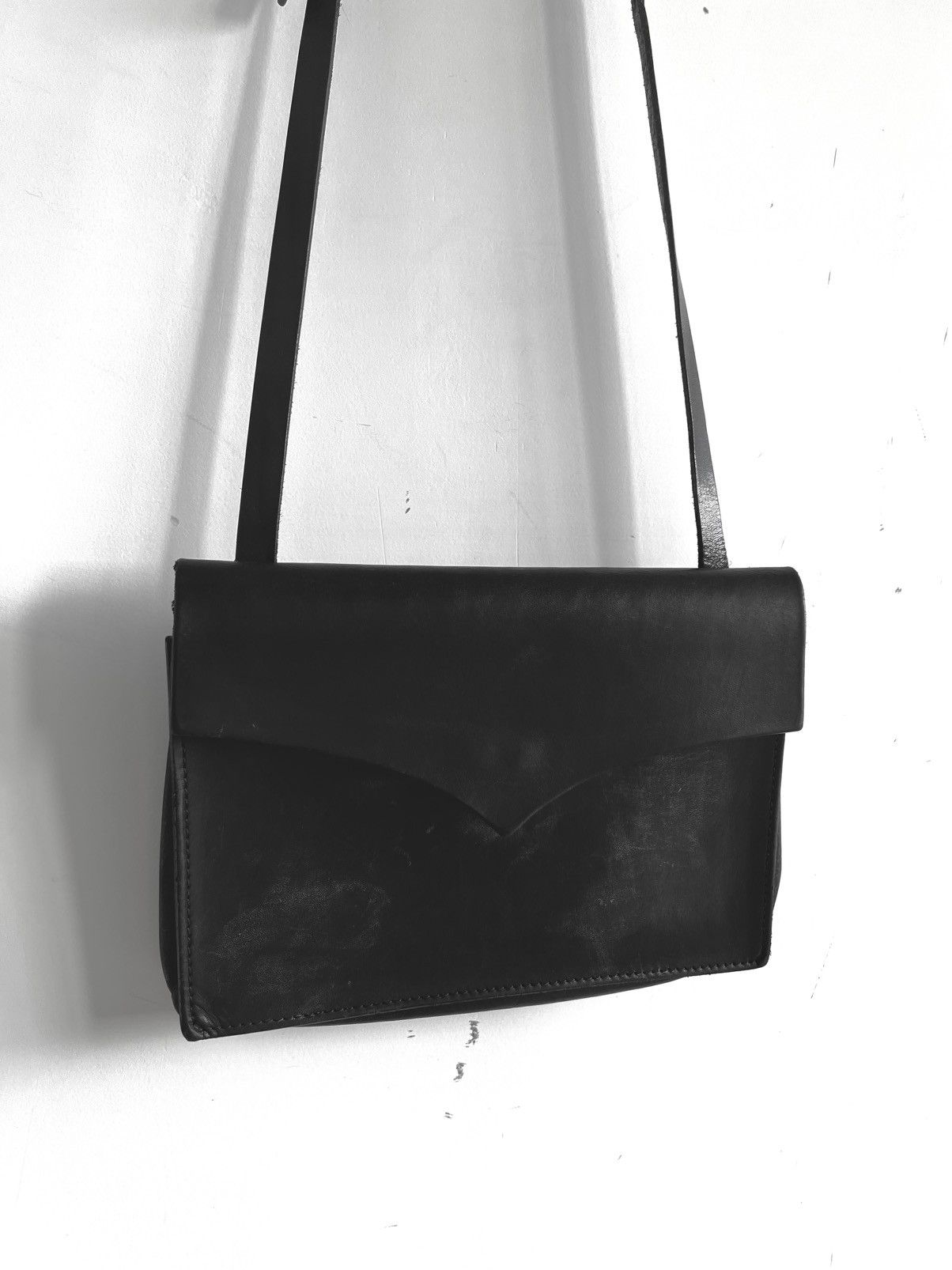 Yohji Yamamoto YOHJI YAMAMOTO Y's - Cow Leather Shoulder Bag Size ONE SIZE - 4 Thumbnail