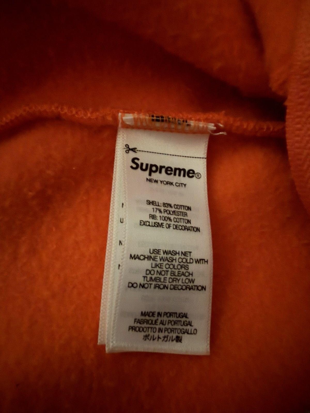 Supreme Supreme Cracked Raglan Zip Up Hooded Sweatshirt Size US L / EU 52-54 / 3 - 6 Thumbnail