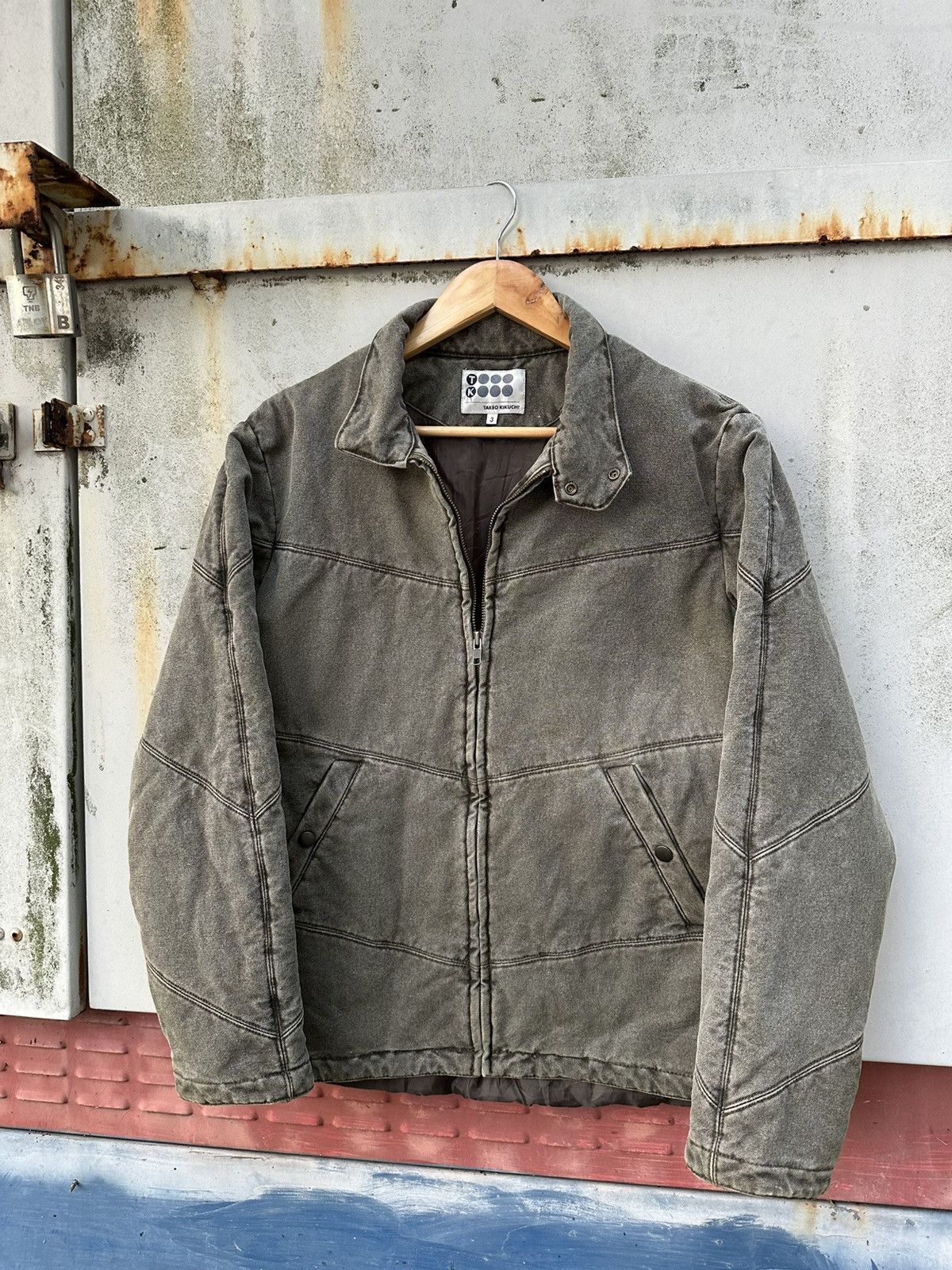 Takeo Kikuchi 👹Vintage Faded Takeo Kikuchi Denim Jacket Size US M / EU 48-50 / 2 - 3 Thumbnail