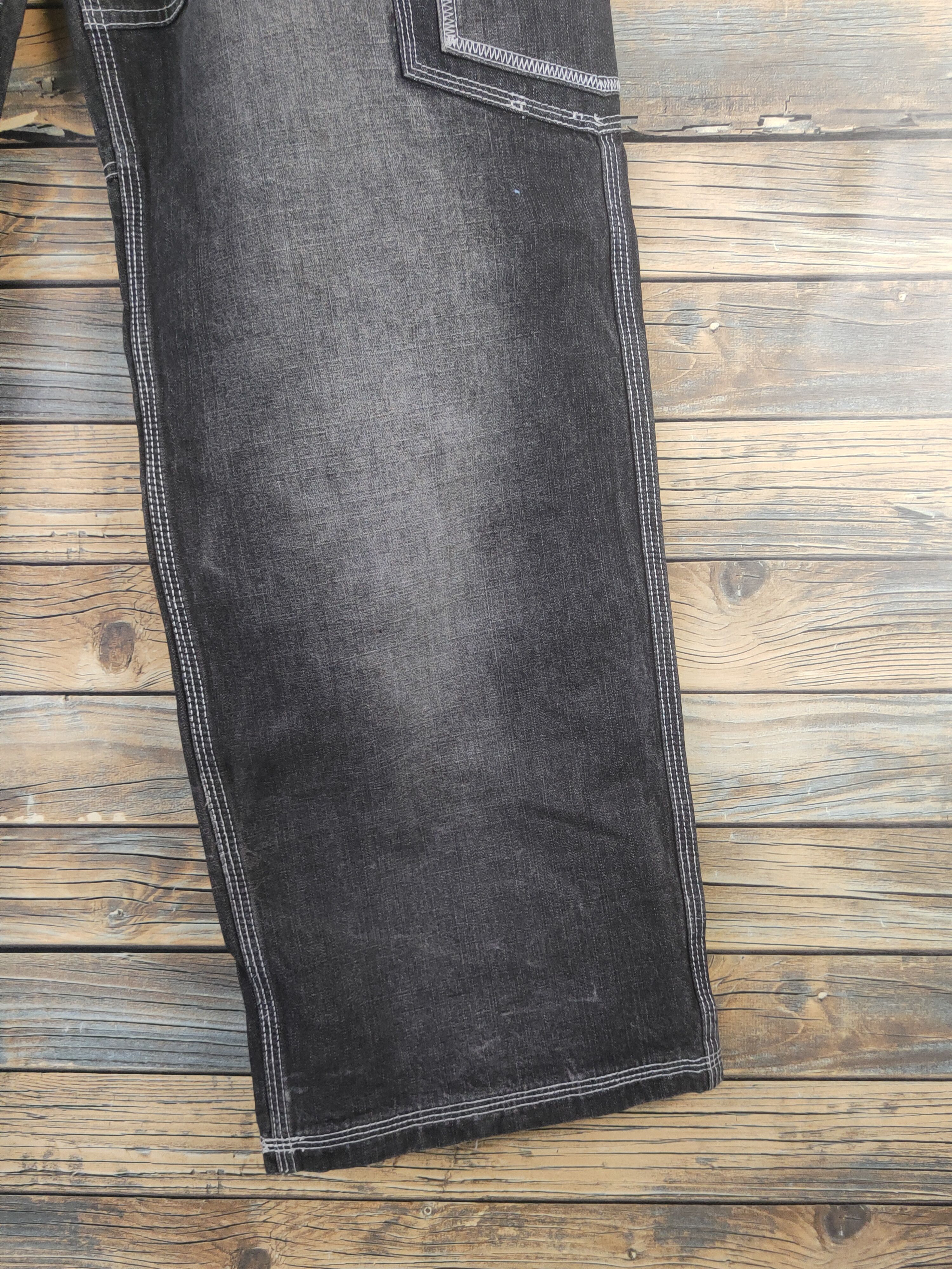 Enyce DL Enyce Black Distressed Ripped Jeans #1902 Size US 32 / EU 48 - 7 Thumbnail