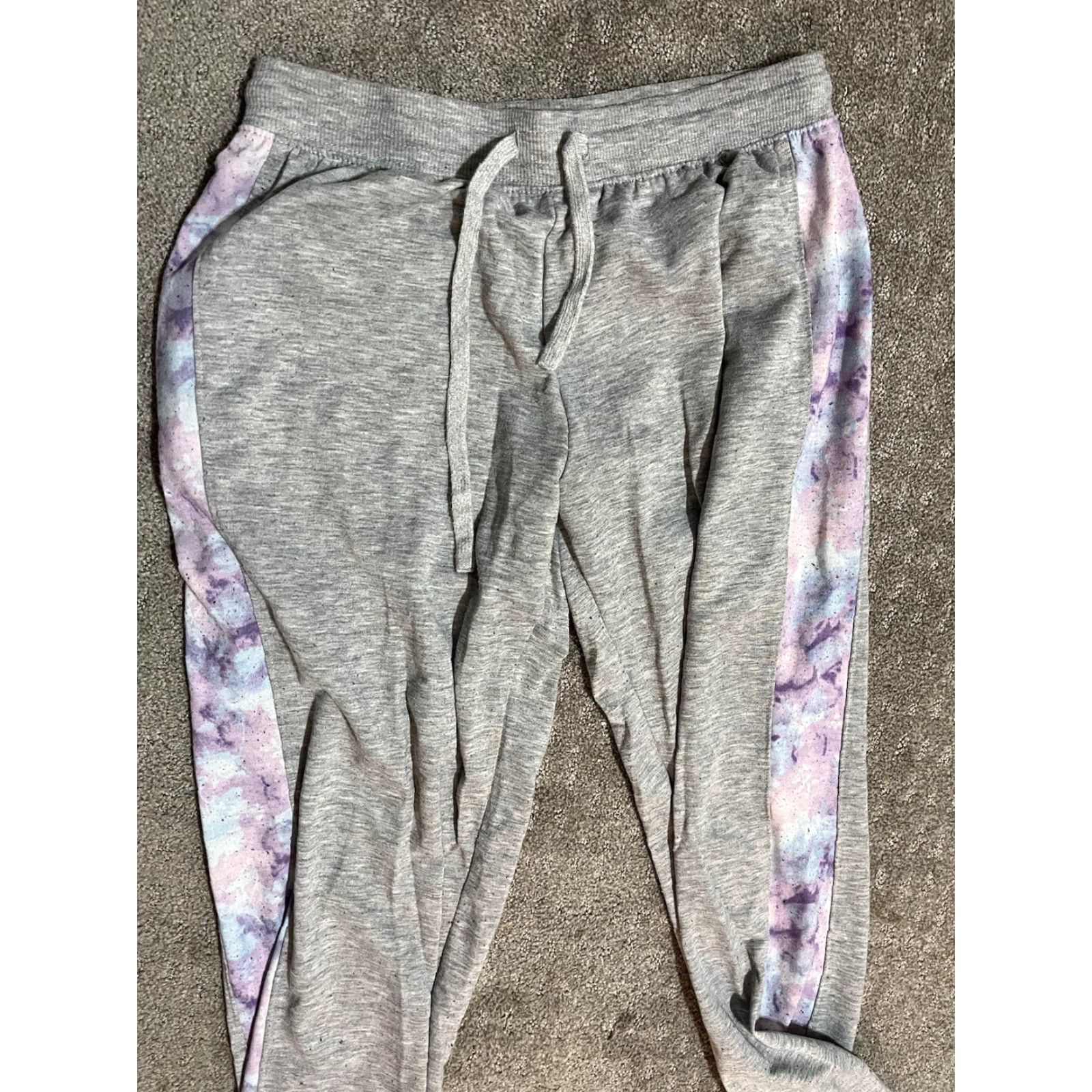 Splendid Splendid Women's Jogger Pants Gray Graphic With Sides XS Size 26" / US 2 / IT 38 - 2 Thumbnail