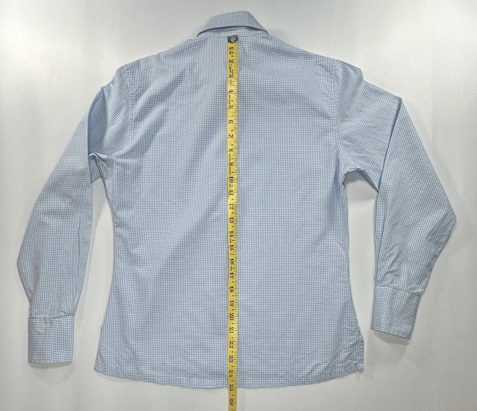 Other Craig Taylor 100% Cotton Button Up Shirt Blue Womens XS Size XS / US 0-2 / IT 36-38 - 3 Thumbnail