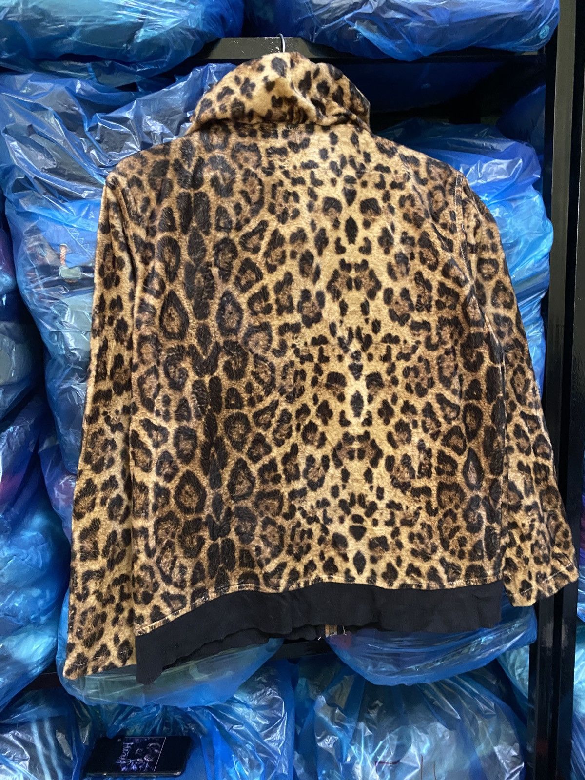FTC × Japanese Brand Vintage FFTC Leopard Print Fleece Jacket Animal Print Size US M / EU 48-50 / 2 - 10 Thumbnail