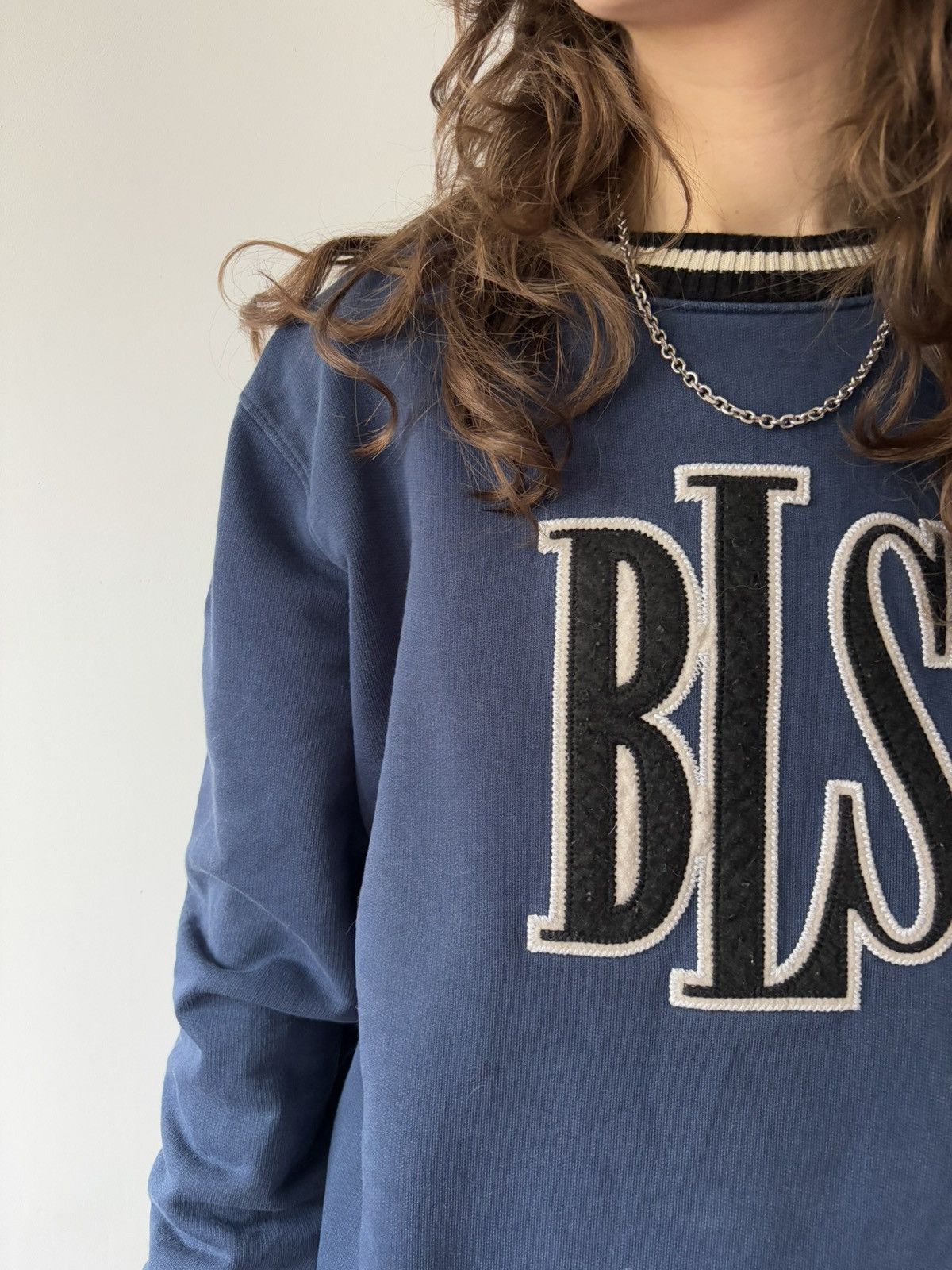 Japanese Brand BLS HAFNIA vintage sweater jumper y2k boxy fit Size US S / EU 44-46 / 1 - 3 Thumbnail