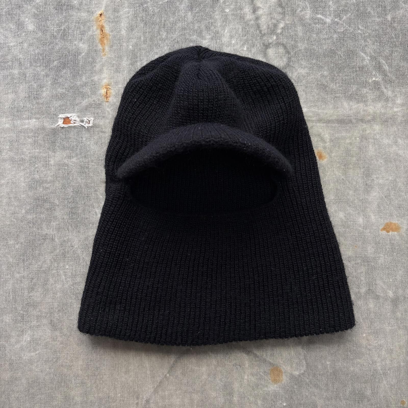 Vintage Vintage 90s Black Grunge Billed Ski Mask Shiesty Balaclava Size ONE SIZE - 1 Thumbnail