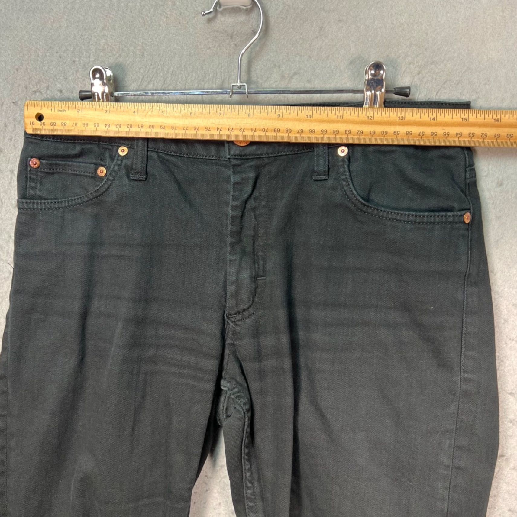 Acne Studios Acne Womens Jeans Skinny 30 Black Stretch Denim Cotton Blend 5-Pocket Design Slim Size 30" / US 8 / IT 44 - 5 Thumbnail