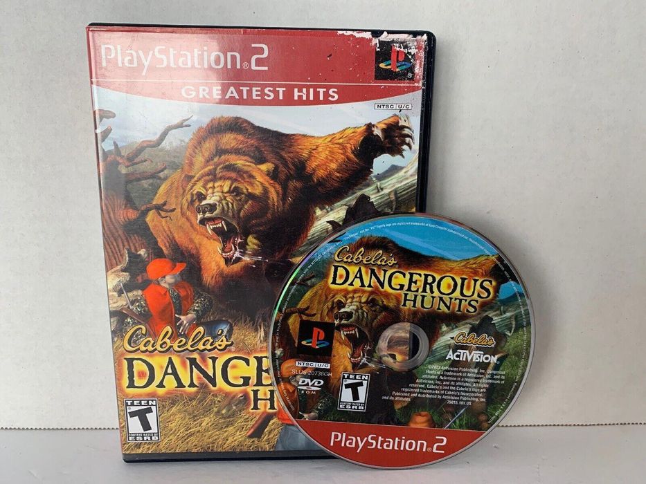 CABELAS DANGEROUS HUNTS GREATEST HITS - PS2 - COMPLETE 