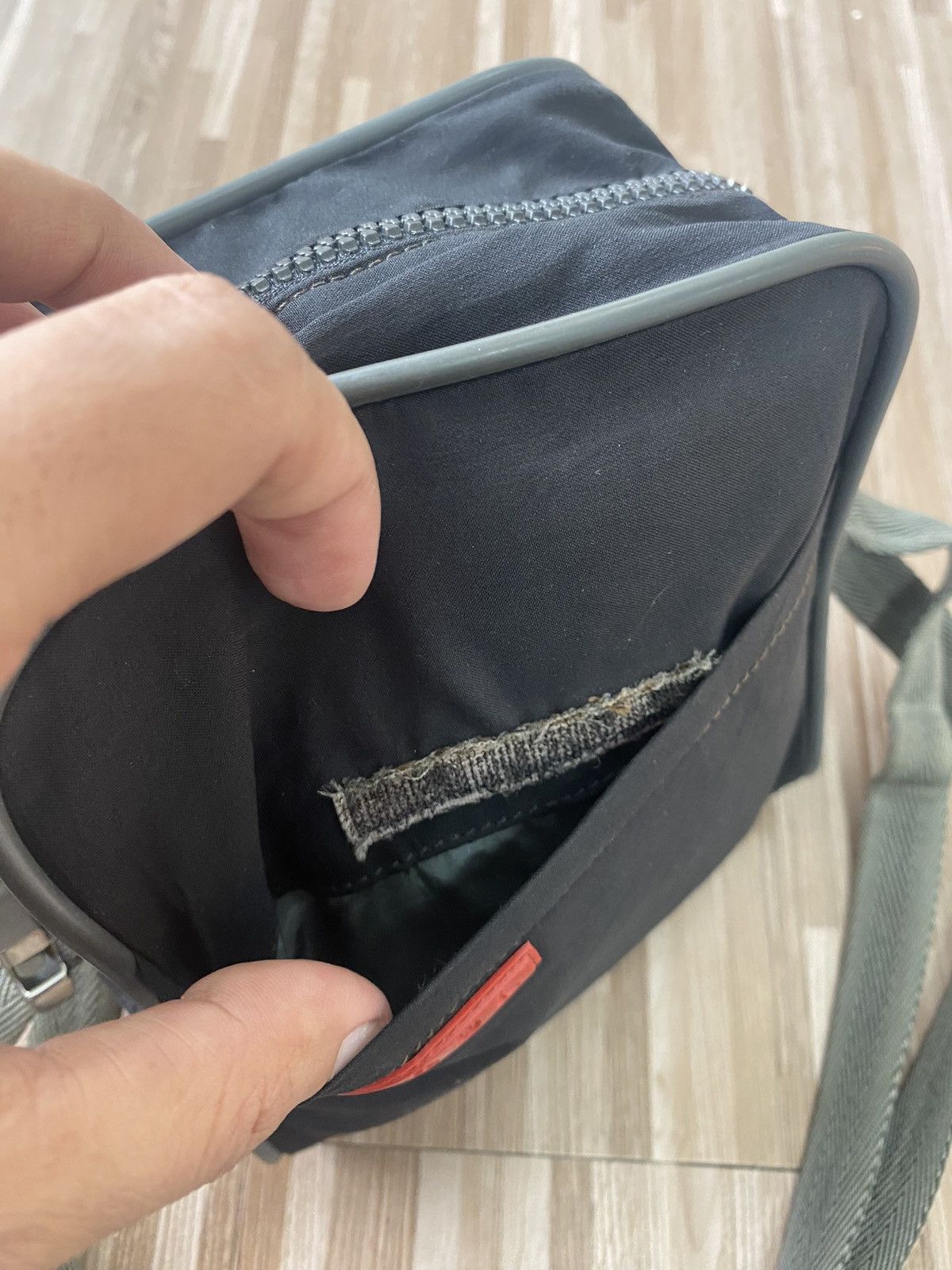 Authentic Prada Mini Box Crossbody Bag