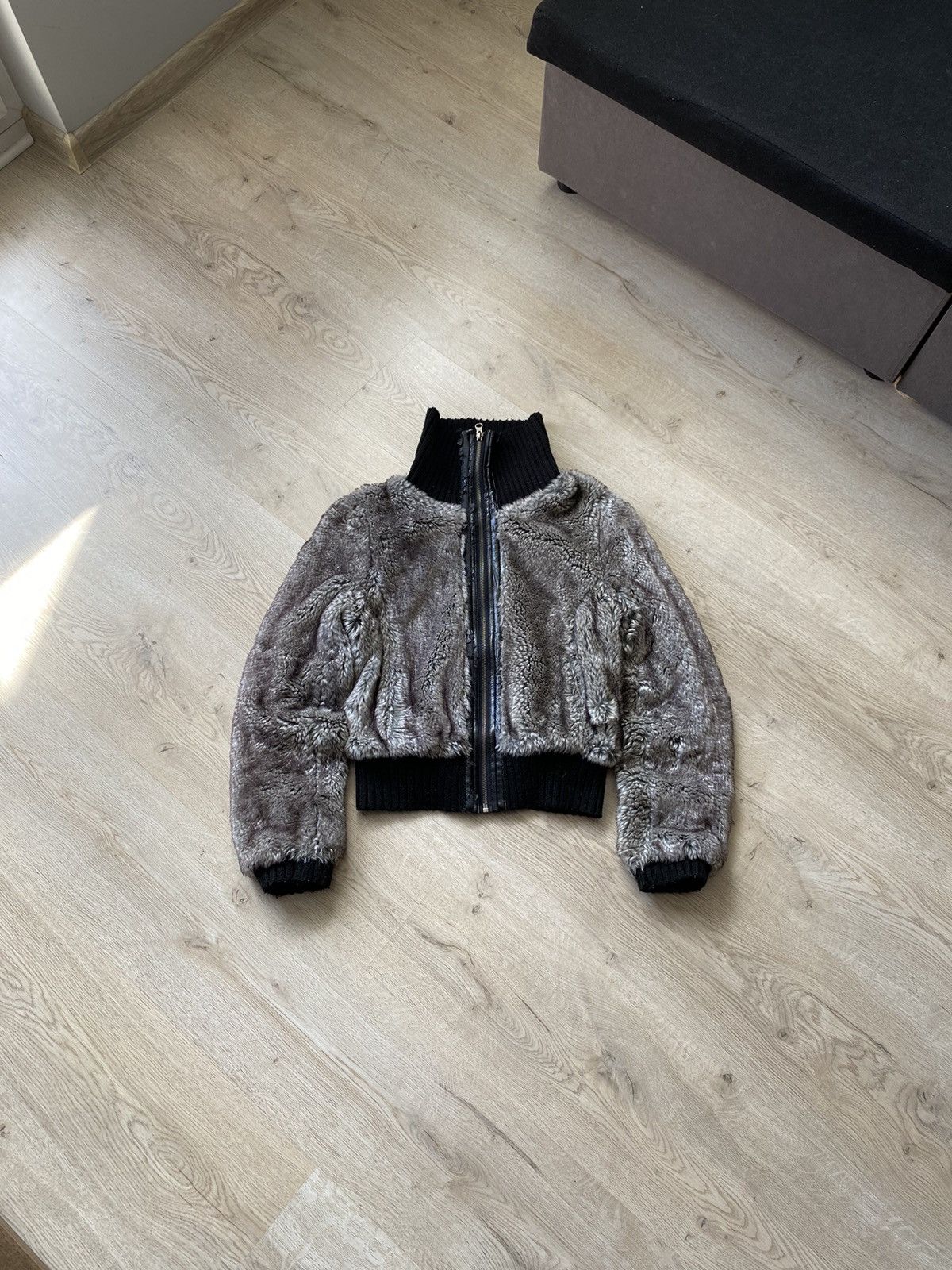 Pre-owned Hysteric Glamour X If Six Was Nine Vintage Fur Fuzzy Full Mohair Jacket Japanese Cropped Y2k