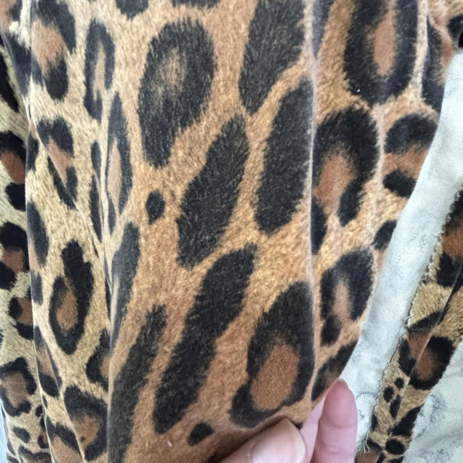 Other Vtg leopard print hot pants disco romper Size ONE SIZE - 9 Thumbnail