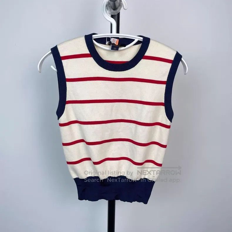 Louis Vuitton Louis Vuitton Knitted vest with red, white and blue stripe Size XS / US 0-2 / IT 36-38 - 1 Thumbnail