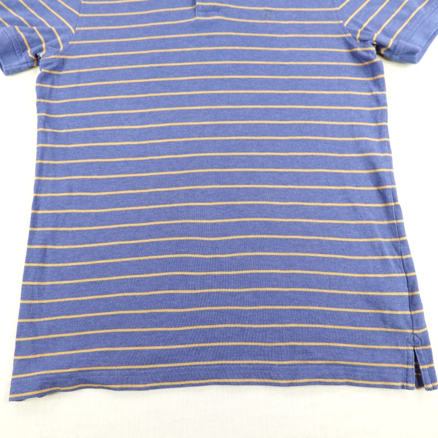 Brooks Brothers Brooks Brothers Polo Shirt Mens S Blue Striped Supima Pique Cotton Short Sleeve Collared Pullover Logo Button Regular Classic Preppy Size US S / EU 44-46 / 1 - 4 Thumbnail