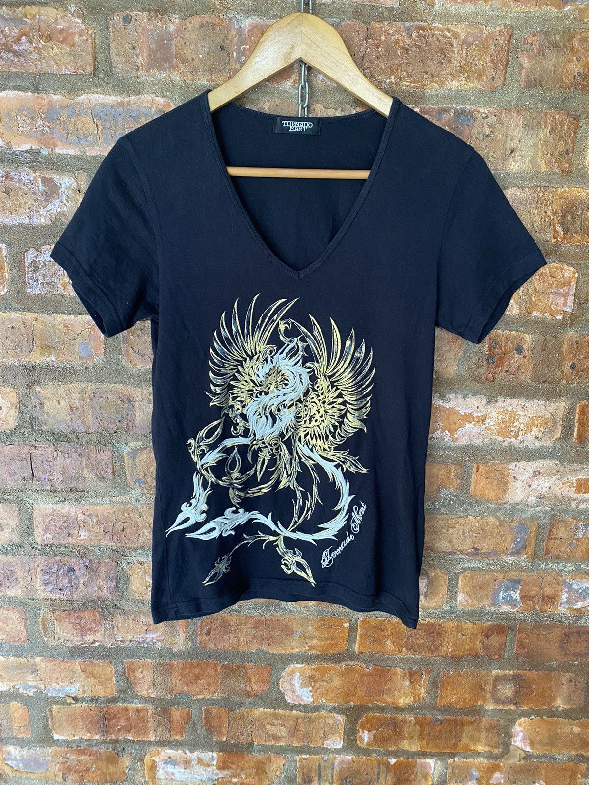Japanese Brand × Tornado Mart Tornado Mart Japan Pheonix bird dragon tee Size S / US 4 / IT 40 - 2 Thumbnail