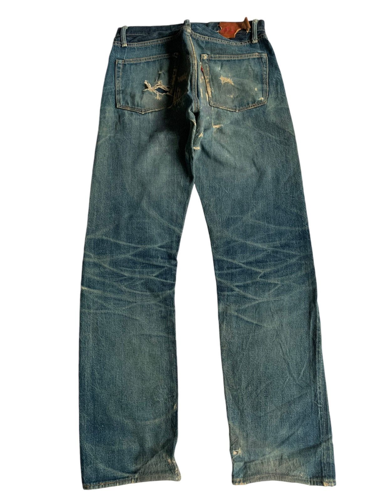 Kapital Vintage Go West Button fly Japan Selvedge distressed denim Size US 30 / EU 46 - 3 Thumbnail