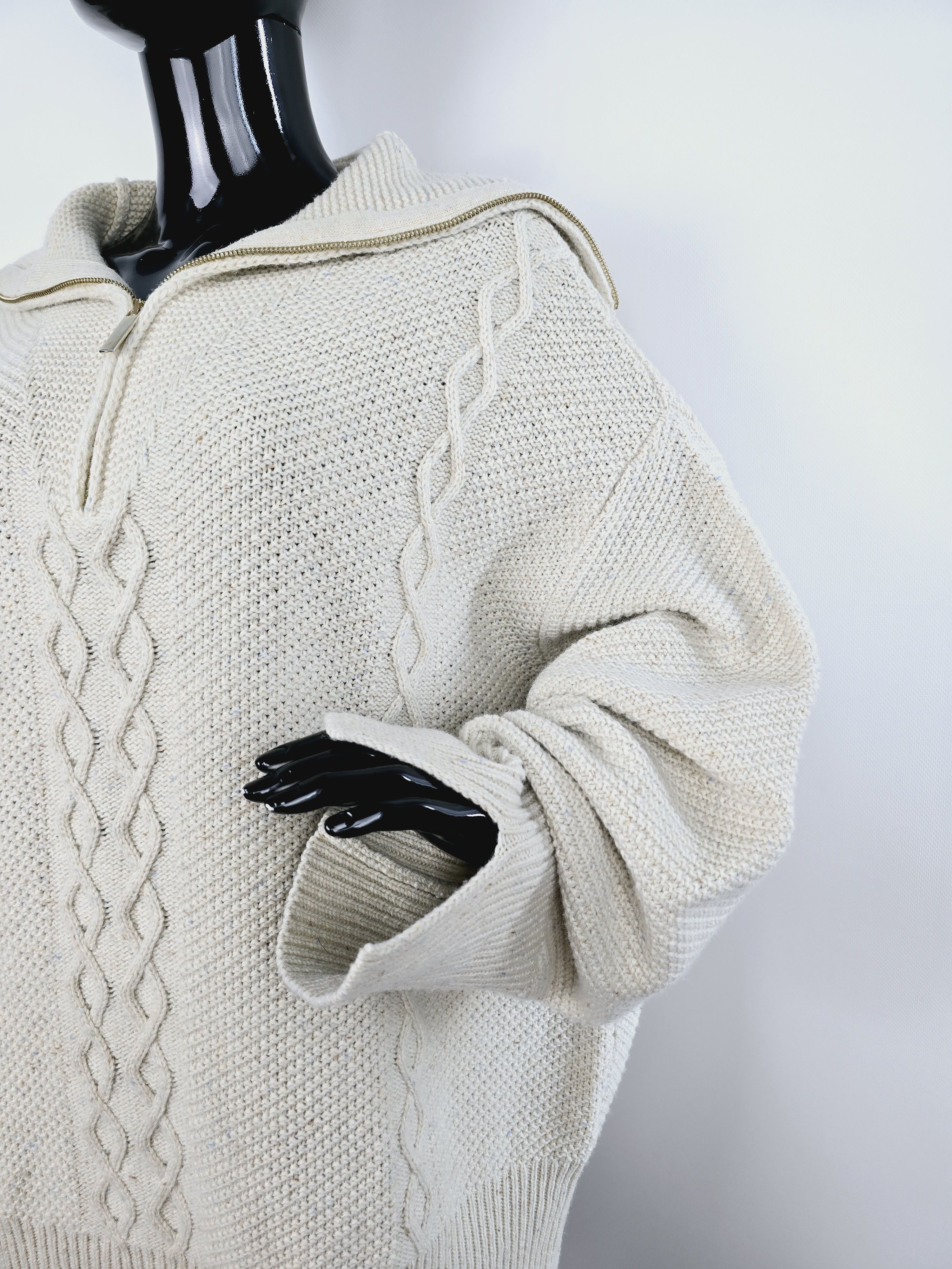 Designer × Other Oversized Wool Sweater by Aylin Koenig 100% Virgin Wool M/L Size M / US 6-8 / IT 42-44 - 6 Thumbnail