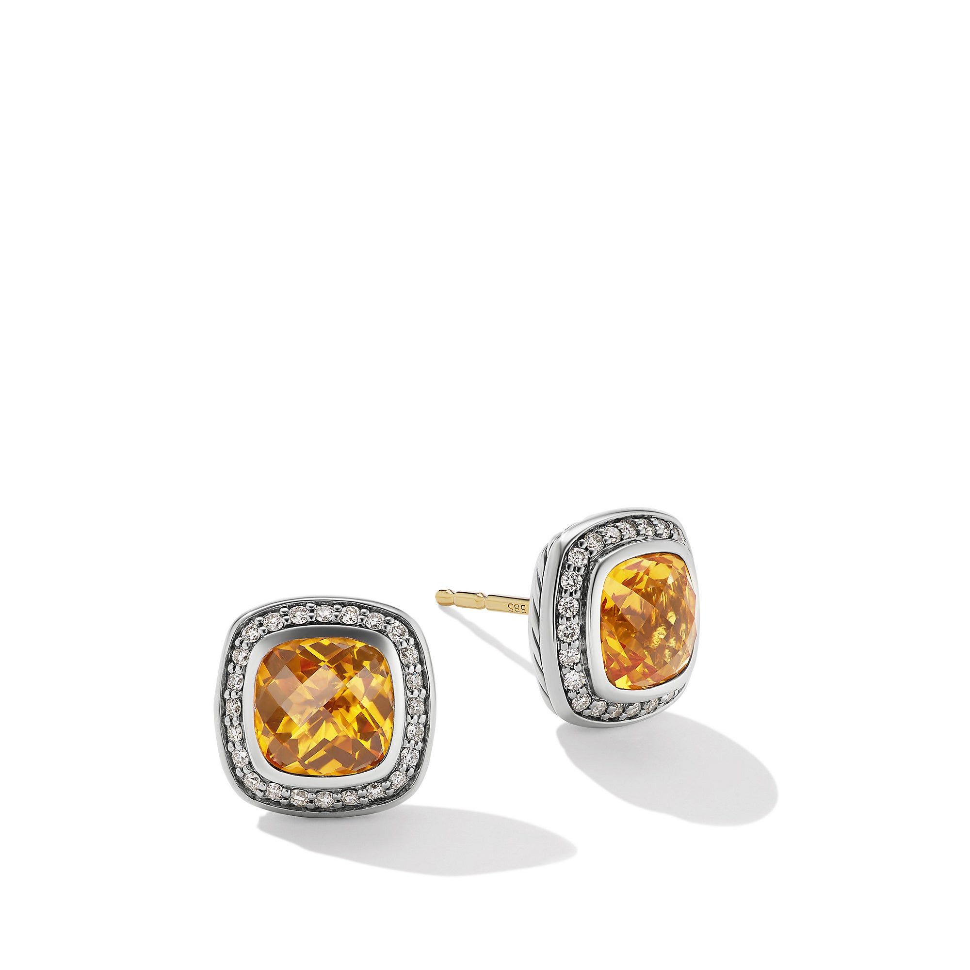 David Yurman o1w1db10525 E12310DEarrings in Silver with Diamond Size ONE SIZE - 1 Thumbnail