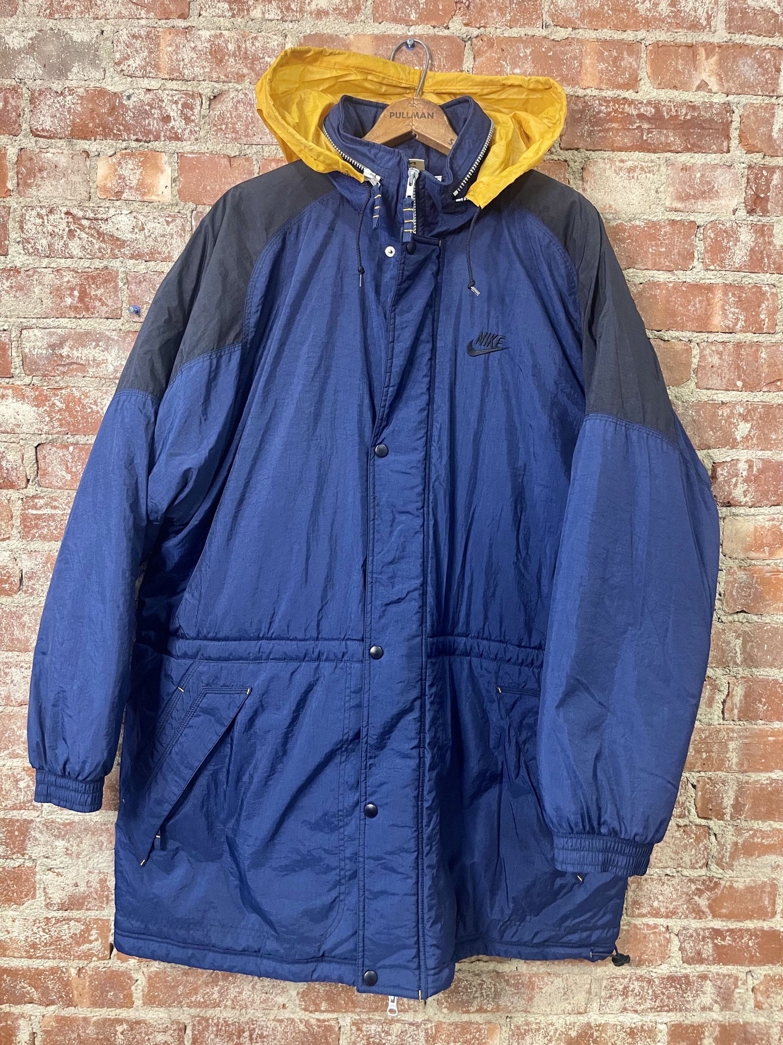 Nike × Vintage Vintage 1990's Nike Parka Jacket Size US XL / EU 56 / 4 - 12 Thumbnail