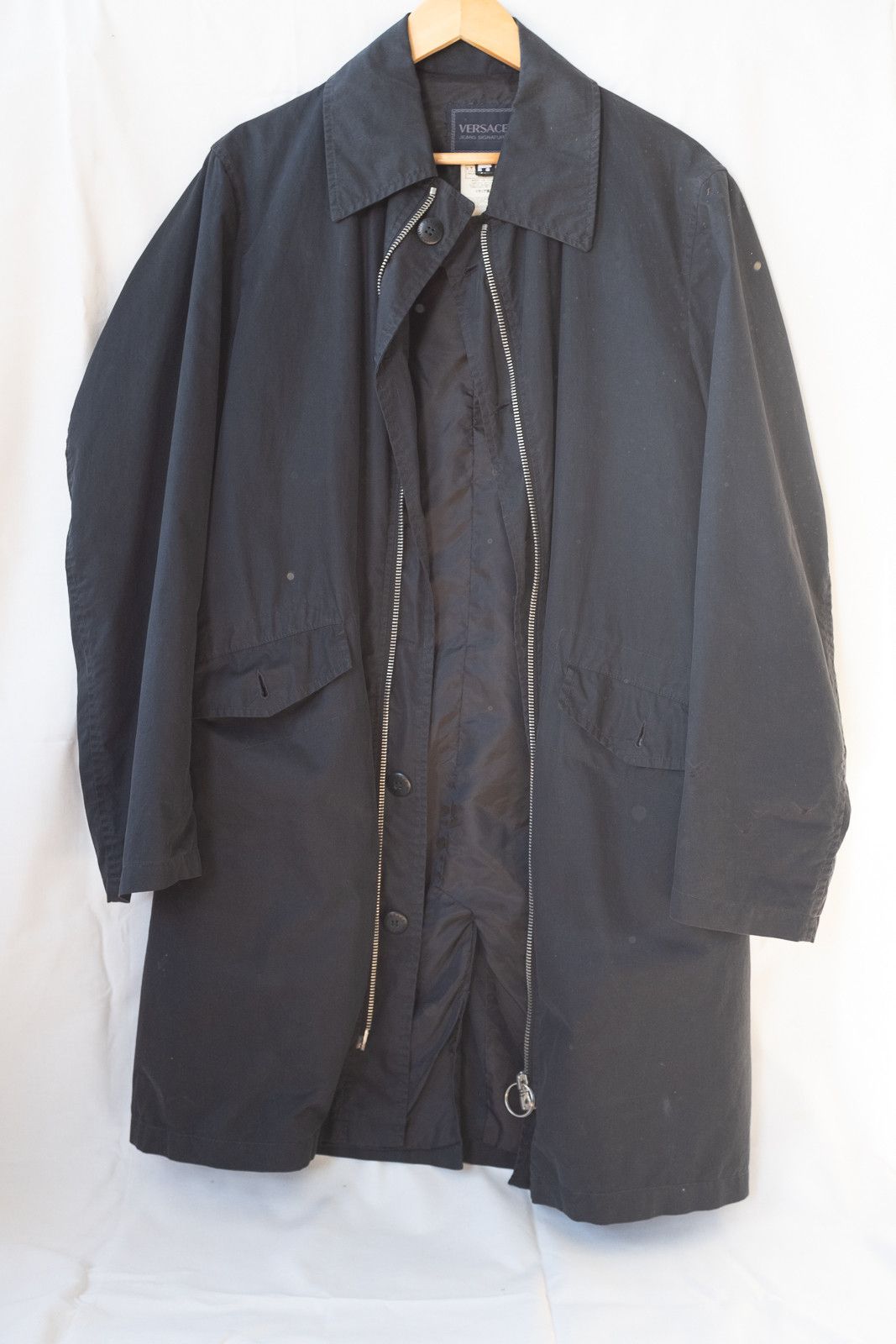 Versace Vintage Versace Jeans Zip Jacket S Size US S / EU 44-46 / 1 - 1 Thumbnail