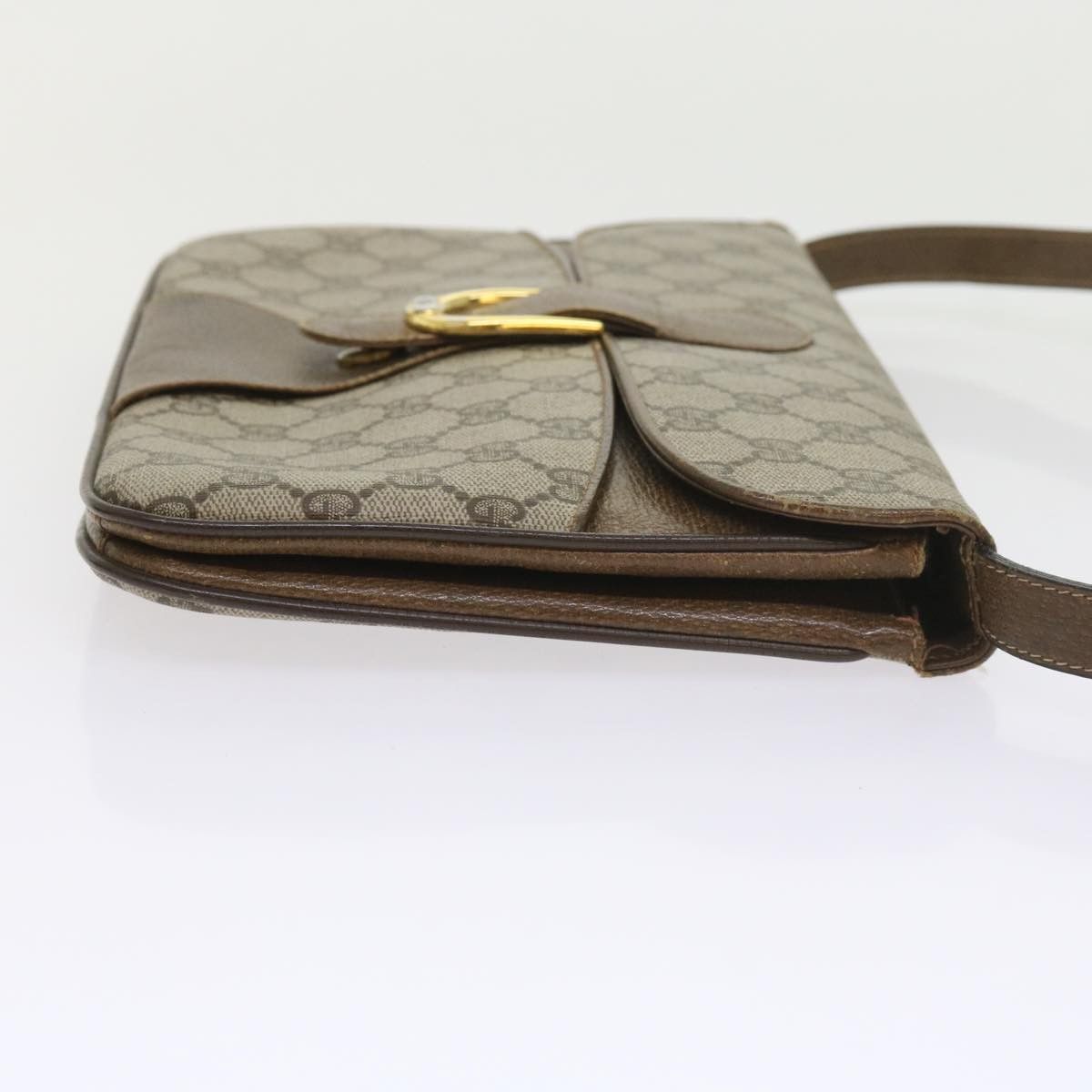 Gucci GUCCI GG Supreme Shoulder Bag Pvc Leather Beige Size ONE SIZE - 4 Thumbnail