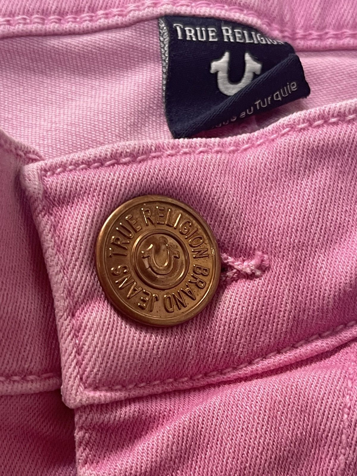 True Religion True Religion Halle Mid Rise Super Skinny NEW Pink size 27 Size 26" / US 2 / IT 38 - 14 Thumbnail