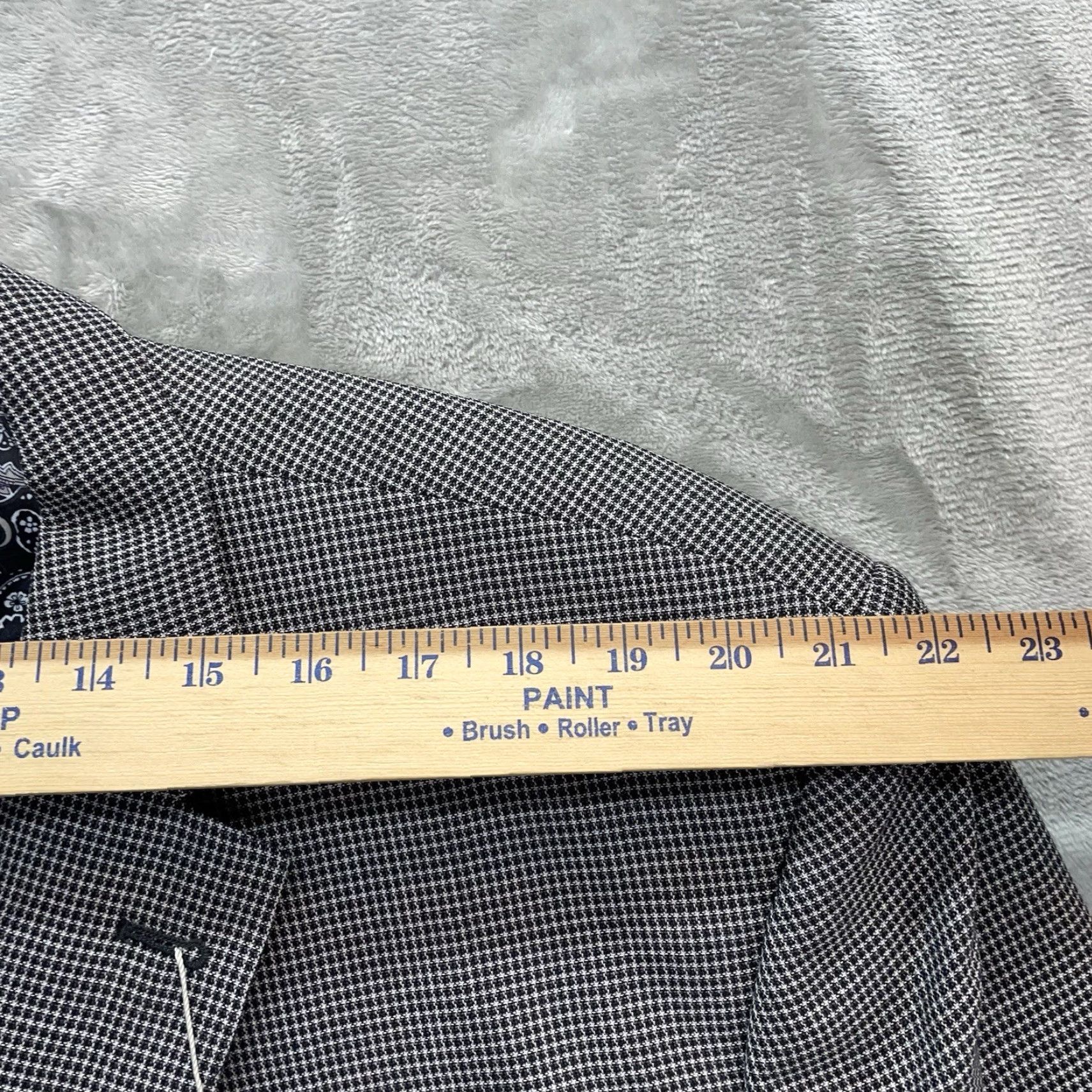 Joseph Abboud Joseph Abboud Blazer Mens 54R Sport Coat Casual Jacket Two-Button Wool Polyester Geometric Notch Lapel Regular Size 54R - 5 Thumbnail