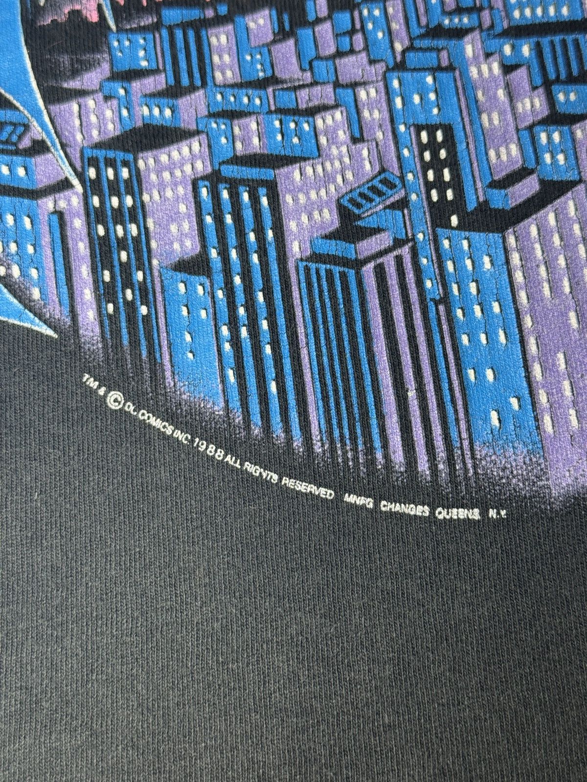 Vintage Vintage 80s 90s Batman DC Comics Bug Graphic XL T Shirt with Size US XL / EU 56 / 4 - 3 Thumbnail