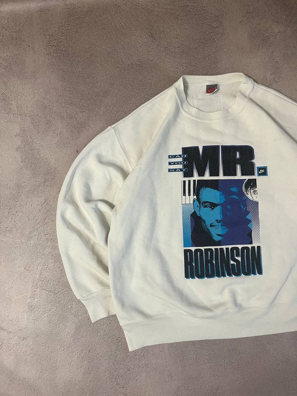 Nike Vintage Nike Mr Robinson Distressed sweatshirt Size US L / EU 52-54 / 3 - 3 Thumbnail