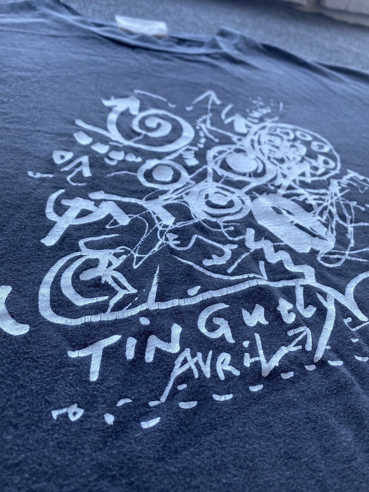 Vintage 🔥1990 Art Jean Tinguely Design Unique Tee faded black Xl Size US XL / EU 56 / 4 - 4 Thumbnail